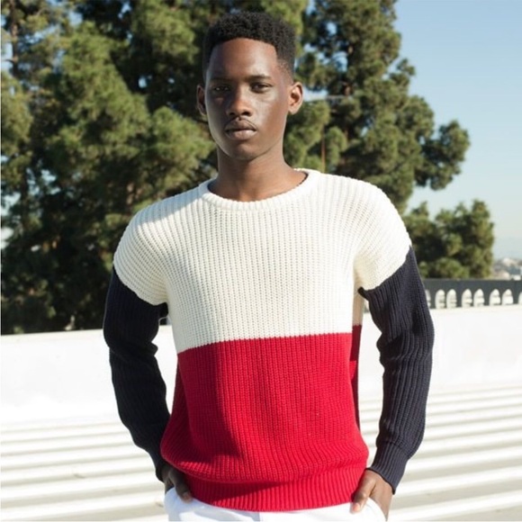 American Apparel Color Block Fisherman Pullover - Picture 2 of 4